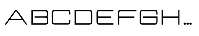 Edgerock Display Typeface Regular Font UPPERCASE