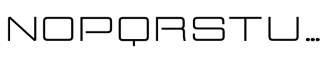 Edgerock Display Typeface Regular Font UPPERCASE