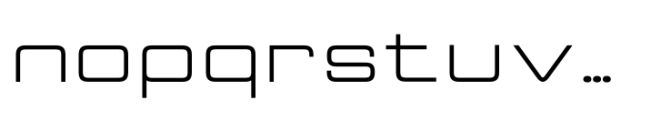 Edgerock Display Typeface Regular Font LOWERCASE