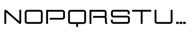 Edgerock Display Typeface Semi Bold Font UPPERCASE