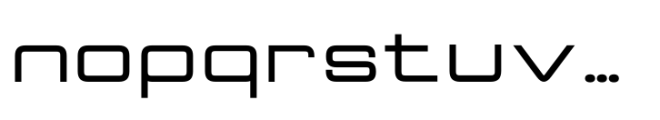 Edgerock Display Typeface Semi Bold Font LOWERCASE