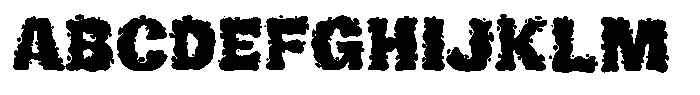 Edgy Bomba Font UPPERCASE