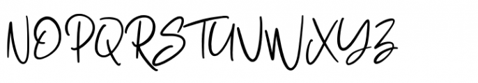 Edhustem Signature Regular Font UPPERCASE
