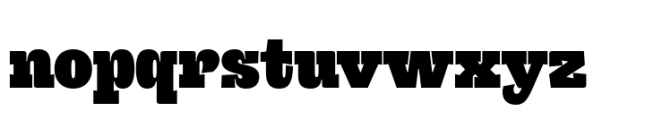 Edington Pro Black Font LOWERCASE
