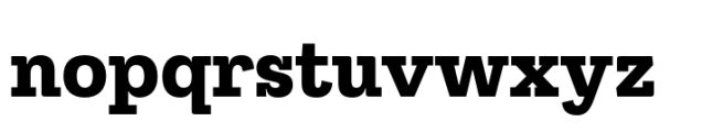 Edington Pro ExtraBold Font LOWERCASE
