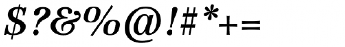Edison SemiBold Italic Font OTHER CHARS