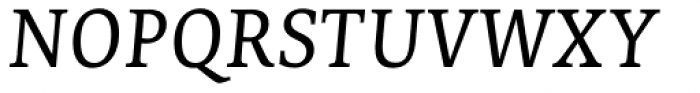 Edit Serif Cyrillic Light Italic Font UPPERCASE