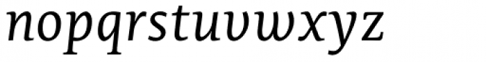 Edit Serif Cyrillic Light Italic Font LOWERCASE