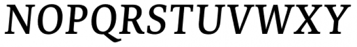 Edit Serif Pro Regular Italic Font UPPERCASE