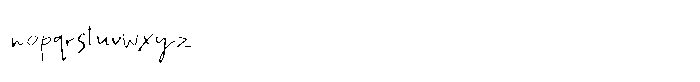 Edite Bemsaly Cyrillic Font LOWERCASE