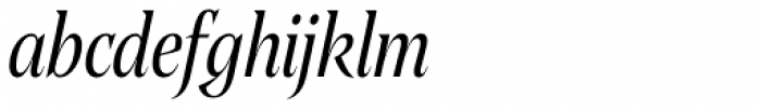 Editor Condensed Italic Font LOWERCASE