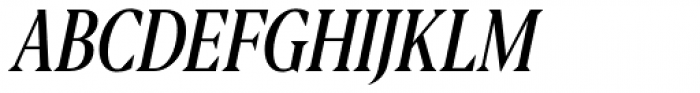 Editor Condensed Medium Italic Font UPPERCASE