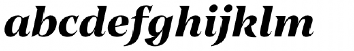 Editor Extrabold Italic Font LOWERCASE