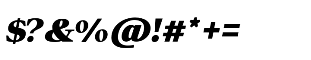 Editora Black Italic Font OTHER CHARS