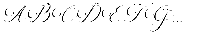 Editorial Adorn Script Regular Font UPPERCASE