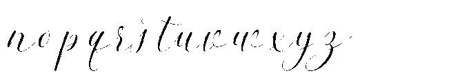 Editorial Adorn Script Regular Font LOWERCASE