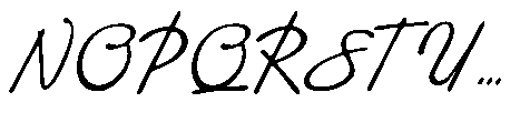 Editorial Collection Script Regular Font UPPERCASE