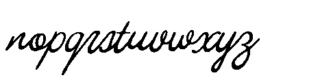 Editorial Collection Script Regular Font LOWERCASE