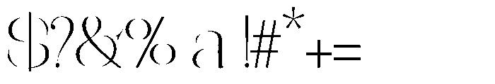 Editorial Ghaslaro Expanded Regular Font OTHER CHARS