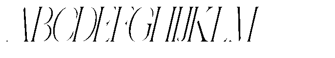 Editorial Ghaslaro Italic Conde Regular Font UPPERCASE