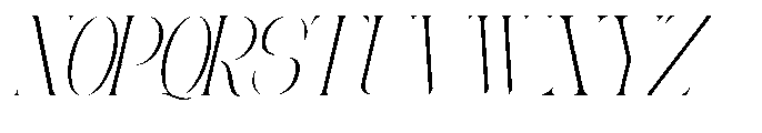 Editorial Ghaslaro Italic Conde Regular Font UPPERCASE