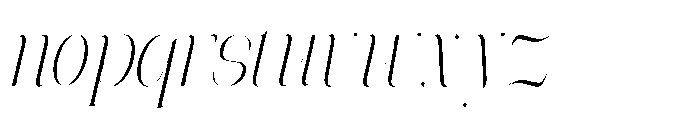 Editorial Ghaslaro Italic Conde Regular Font LOWERCASE
