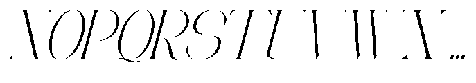 Editorial Ghaslaro Italic Scale Regular Font UPPERCASE