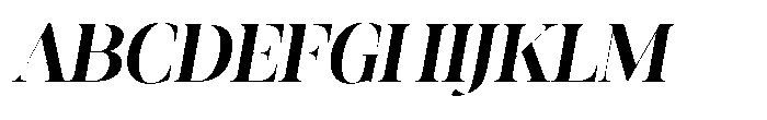 Editorium Serif Bold Italic Font UPPERCASE