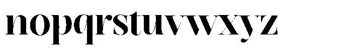 Editorium Serif Bold Font LOWERCASE