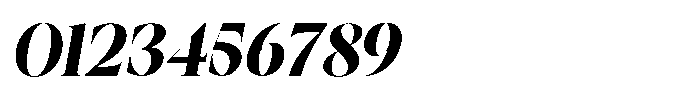 Editorium Serif Extra Bold Italic Font OTHER CHARS