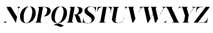 Editorium Serif Extra Bold Italic Font UPPERCASE