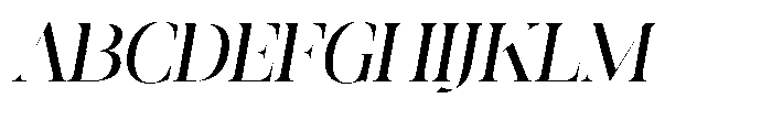 Editorium Serif Italic Font