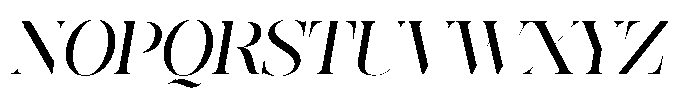 Editorium Serif Italic Font UPPERCASE