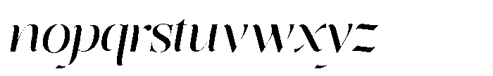 Editorium Serif Italic Font LOWERCASE