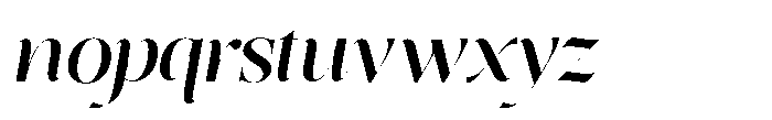 Editorium Serif Medium Italic Font LOWERCASE