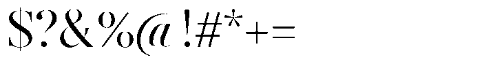 Editorium Serif Regular Font OTHER CHARS