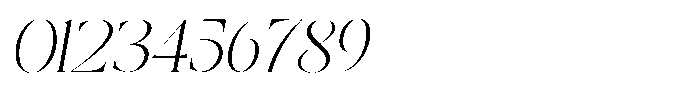 Editorium Serif Thin Italic Font OTHER CHARS