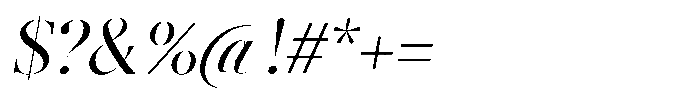 Editorium Serif Variable Black Italic Font OTHER CHARS