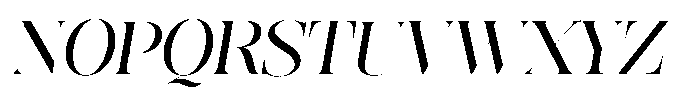 Editorium Serif Variable Black Italic Font UPPERCASE