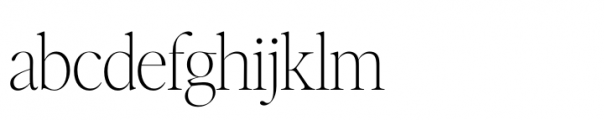 Editors Note Hairline Font LOWERCASE
