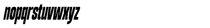 Edmirose Slanted Font LOWERCASE