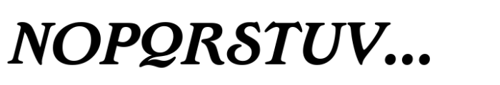 Edwardian Bold Italic Font UPPERCASE