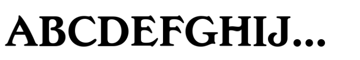 Edwardian Bold Font UPPERCASE