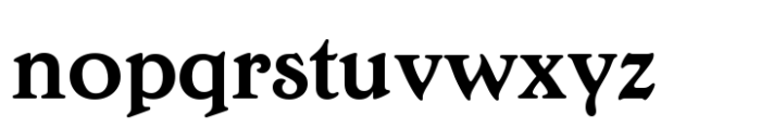Edwardian Bold Font LOWERCASE