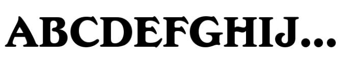 Edwardian Extra Bold Font UPPERCASE