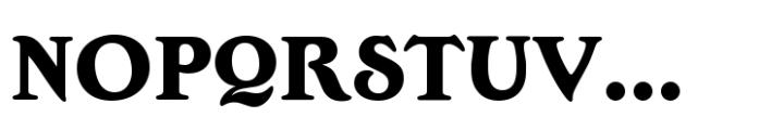 Edwardian Extra Bold Font UPPERCASE