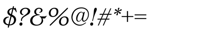 Edwardian Light Italic Font OTHER CHARS
