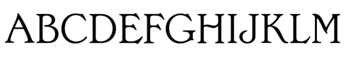 Edwardian Light Font UPPERCASE