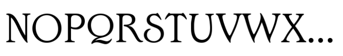 Edwardian Light Font UPPERCASE