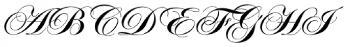 Edwardian Script Std Bold Font UPPERCASE